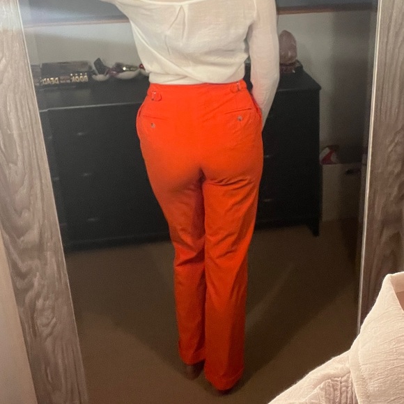 Diane Ducasse Bright Orange Jules Straight Trouser ✨Rare Find✨ - Picture 9 of 14
